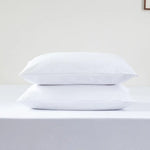 Pillow Cover Protector - Waterproof Terry Toweling Bed Pillow Protector with Zipper Closure - Soft Breathable