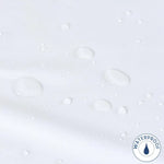 Pillow Cover Protector - Waterproof Terry Toweling Bed Pillow Protector with Zipper Closure - Soft Breathable
