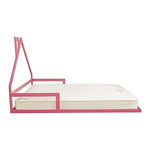 Pine Wood Floor Bed House Frame for Kids and Toddlers - Furniture > Bedroom > Beds & Bed Frames