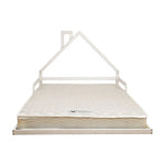 Pine Wood Floor Bed House Frame for Kids and Toddlers - Furniture > Bedroom > Beds & Bed Frames