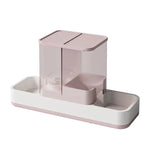 Pink 2-in-1 Automatic Pet Water and Food Dispenser - Gravity Feeder for Cats and Dogs - Pet Care > Cat Supplies > Cat