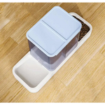 Pink 2-in-1 Automatic Pet Water and Food Dispenser - Gravity Feeder for Cats and Dogs - Pet Care > Cat Supplies > Cat