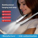 Pink Hands-Free Adjustable LED Neck Reading Light with 3 Modes for Night Walking and Reading - Home & Garden > Lighting