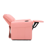 Pink Kids push back recliner chair with cup holder - Baby & Kids > Kid’s Furniture