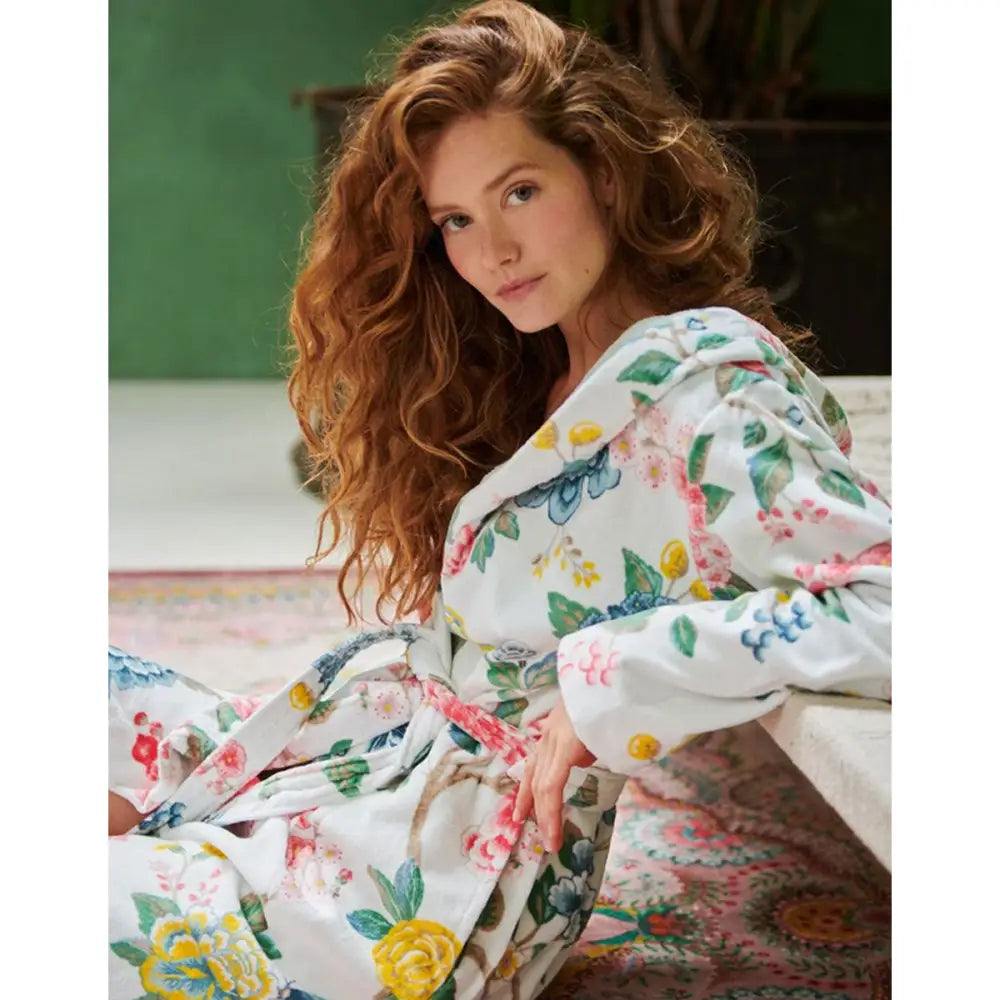 PIP Studio Good Evening Cotton Bath Robe White XXL - Home & Garden > Bathroom Accessories > Bath Towels & Robes