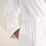 PIP Studio Mosaic de Pip White Cotton Bathrobe Extra Large - Home & Garden > Bathroom Accessories > Bath Towels & Robes