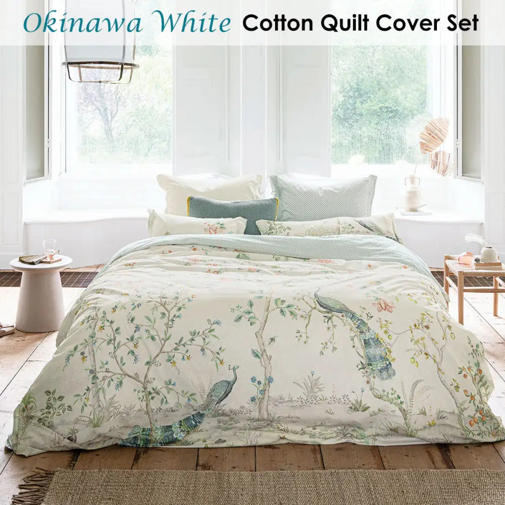 PIP Studio Okinawa White Quilt Cover Set King - Home & Garden > Bedding