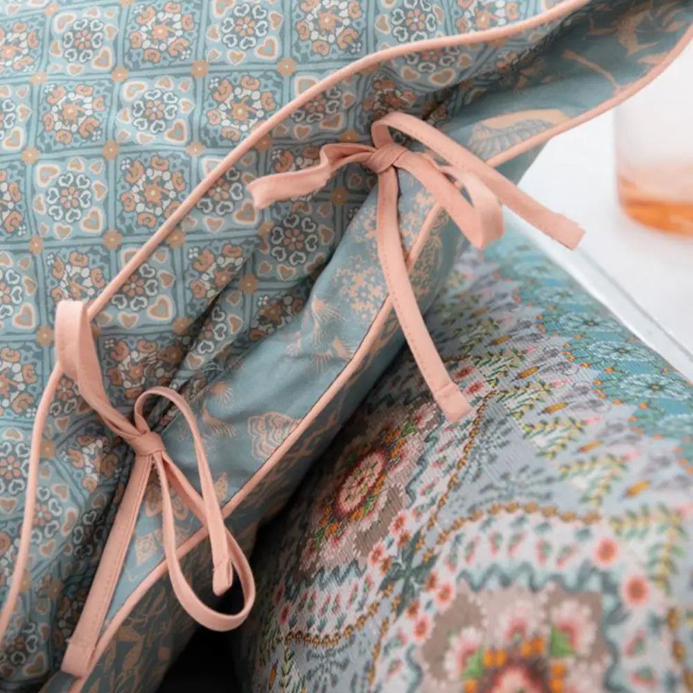 PIP Studio Origami Tree Light Blue Quilt Cover Set King - Home & Garden > Bedding