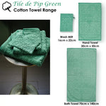 PIP Studio Tile de Pip Green Wash Mitt 16cm x 22cm - Home & Garden > Pool & Accessories > Beach Towels