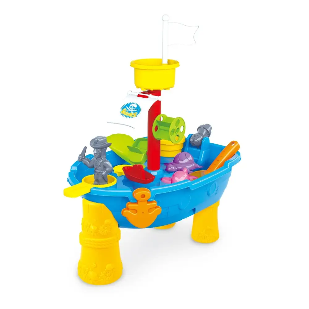 Pirate Ship Modelled Sand and Water Table with 24 Accessories - Home & Garden > Pool & Accessories > Pool Toys &
