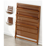 Plant Stand Outdoor Indoor Garden Wood Bamboo Shelf Folding 100CM Length - Furniture > Office