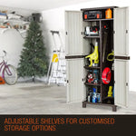 PLANTCRAFT Lockable Outdoor Storage Cabinet - Cupboard Garage Carport Shed - Furniture > Outdoor
