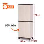 PlantCraft Outdoor Storage Cabinet Cupboard Garage Tool Waterproof Backyard Shed - Furniture > Outdoor