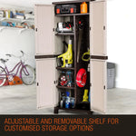 PlantCraft Outdoor Storage Cabinet Cupboard Garage Tool Waterproof Backyard Shed - Furniture > Outdoor