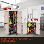 PlantCraft Outdoor Storage Cabinet Cupboard Garage Tool Waterproof Backyard Shed - Furniture > Outdoor