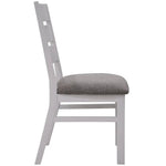 Plumeria 9pc Dining Set 225cm Table 8 Chair Solid Acacia Wood - White Brush - Furniture > Dining
