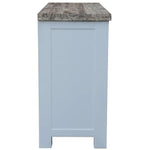 Plumeria Buffet Table 145cm 1 Door 3 Drawer Solid Acacia Timber - White Brush - Furniture > Living Room