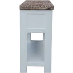 Plumeria Console Hallway Entry Table 130cm Solid Acacia Timber Wood -White Brush - Furniture > Living Room