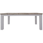 Plumeria Dining Table 190cm Solid Acacia Wood Home Dinner Furniture -White Brush - Furniture > Dining