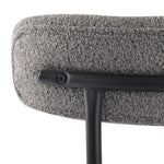 Plush Boucle Cushioned Elsa Dining Chairs in Slate Grey - Furniture > Dining > Kitchen & Dining Chairs