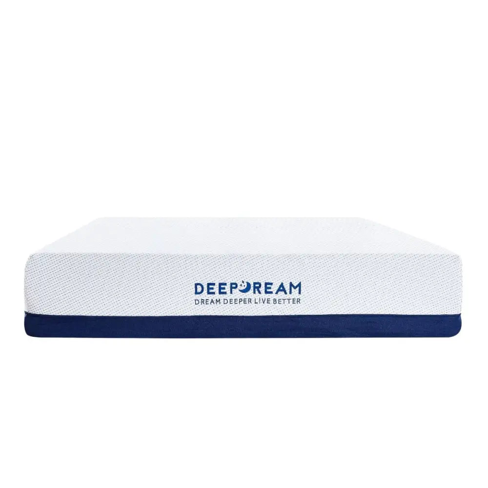 Plush Knitted Organic Cotton Memory Foam Mattress Double - Furniture > Mattresses
