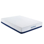 Plush Knitted Organic Cotton Memory Foam Mattress Double - Furniture > Mattresses