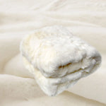 Polar Bear Luxury Faux Fur Throw Rug 127 x 152 cm - Home & Garden > Bedding