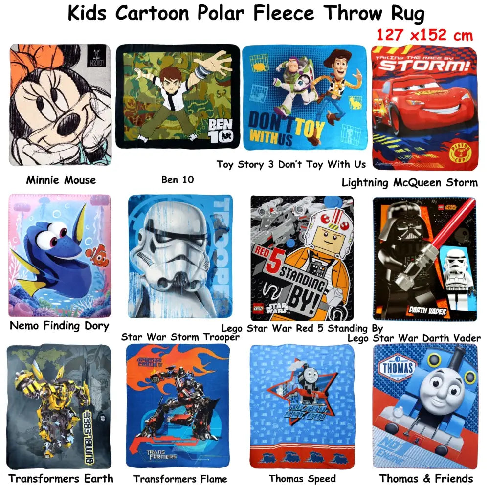 Polar Fleece Throw Rug Ben 10 - Home & Garden > Bedding
