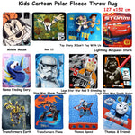 Polar Fleece Throw Rug Lego Star War Red 5 Standing By - Home & Garden > Bedding