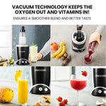 POLYCOOL 1000W 10in1 Vacuum Blender 700ml Capacity With Heating Jug Grinder Cup Food Processor - Appliances > Kitchen