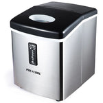 POLYCOOL 3.2L Electric Ice Cube Maker Portable Automatic Machine w/ Scoop Silver - Appliances > Kitchen Appliances