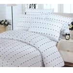 Polyester Cotton Stars Quilt Cover Set Double - Home & Garden > Bedding