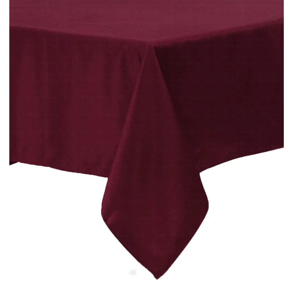 Polyester Cotton Tablecloth Burgundy 180 x 310 cm - Home & Garden > Kitchenware