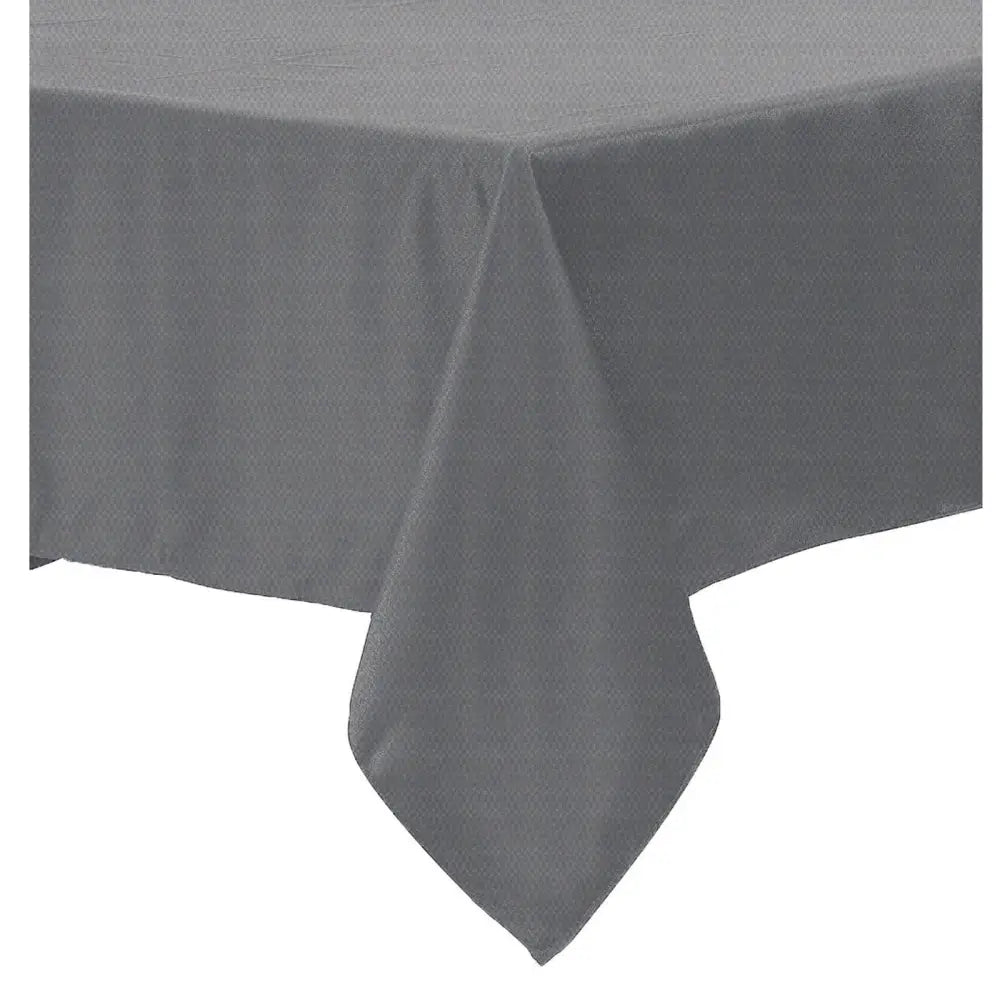 Polyester Cotton Tablecloth Grey 180 cm Round - Home & Garden > Kitchenware