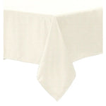 Polyester Cotton Tablecloth Ivory 220 cm Round - Home & Garden > Kitchenware