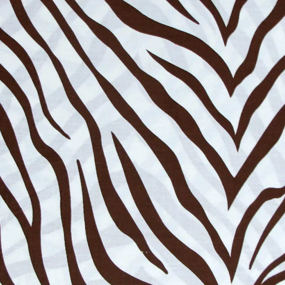 Polyester Cotton Zebra Quilt Cover Set Double - Home & Garden > Bedding