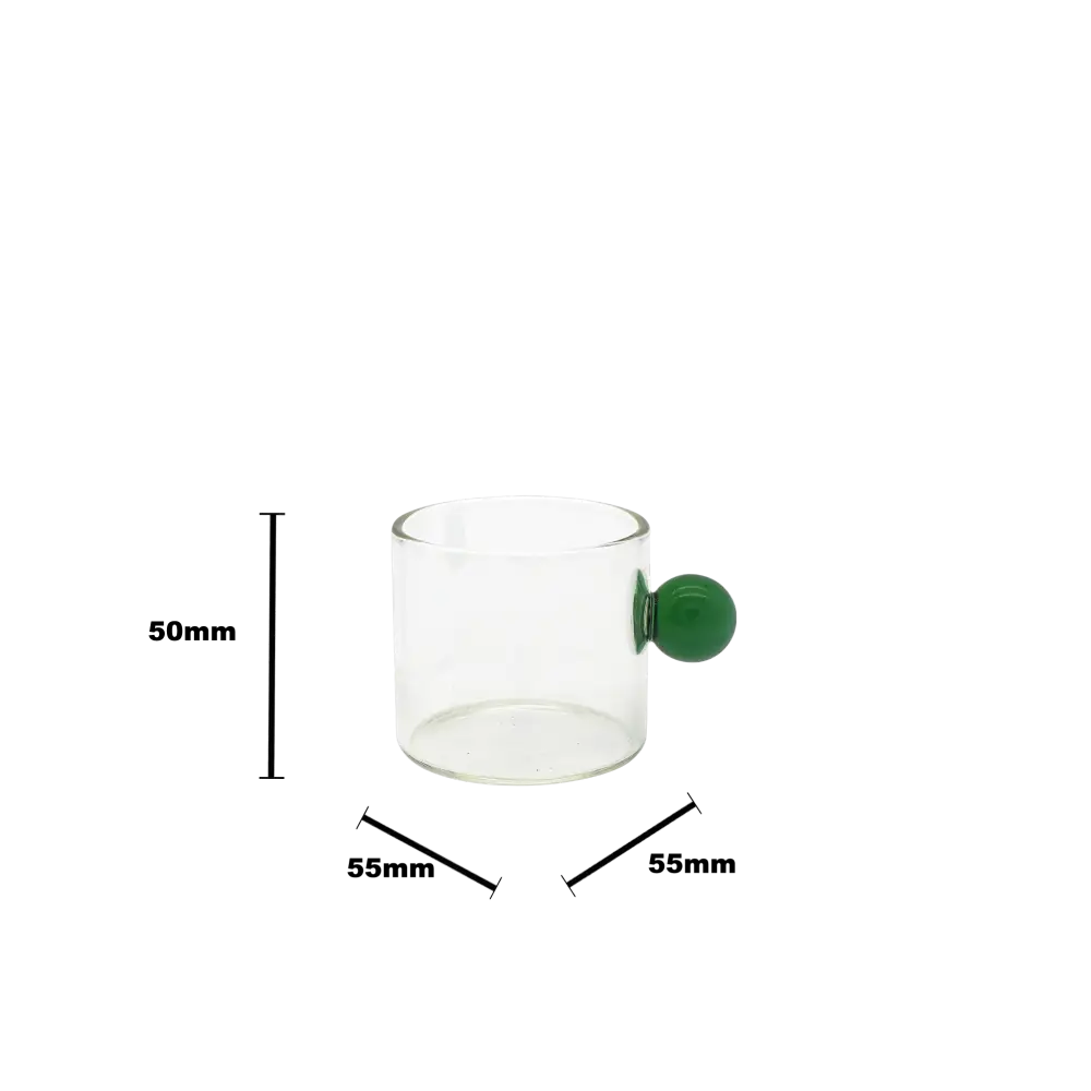 PomPon Mini Cup - 90ml green - Home & Garden > Decor