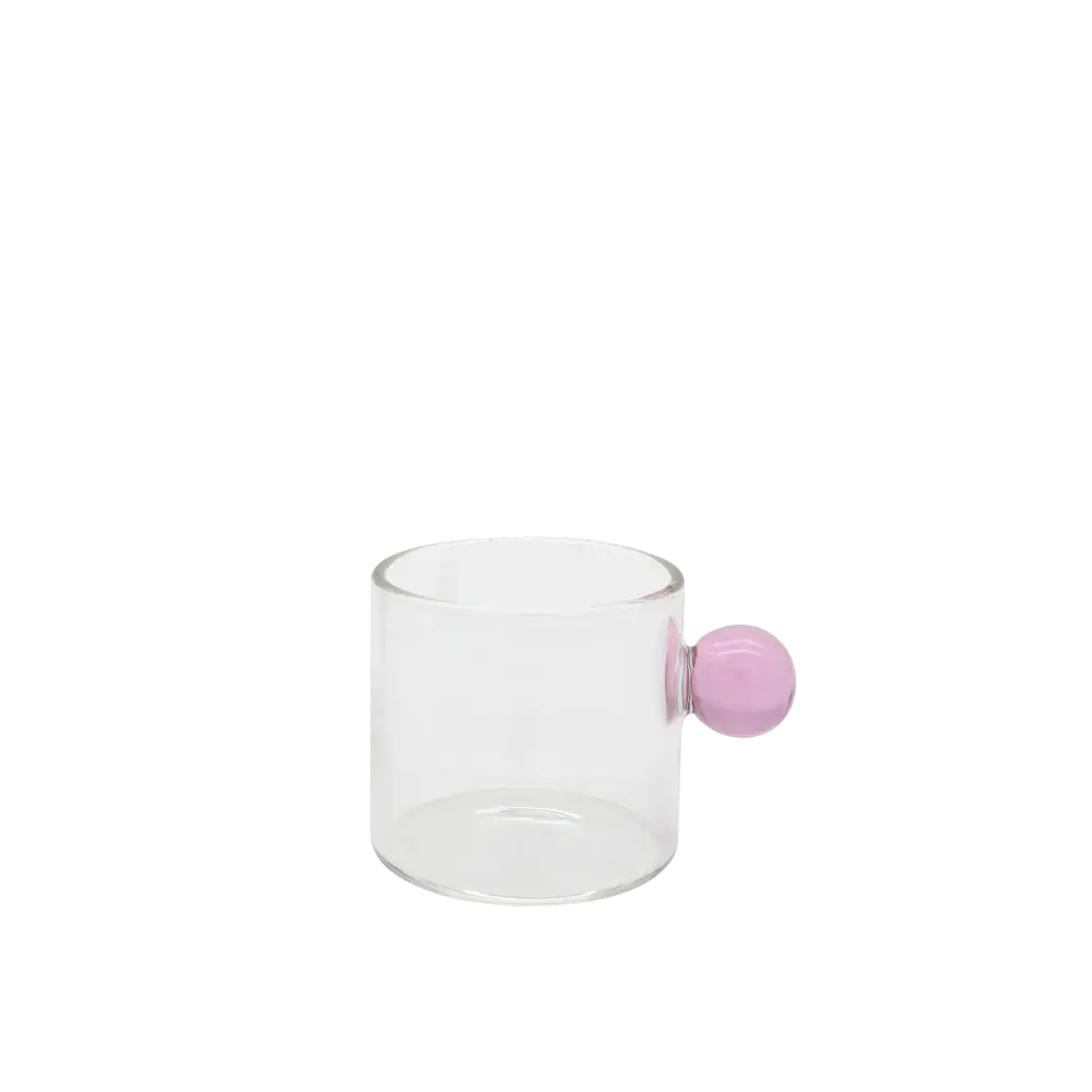 PomPon Mini Cup - 90ml pink - Home & Garden > Decor