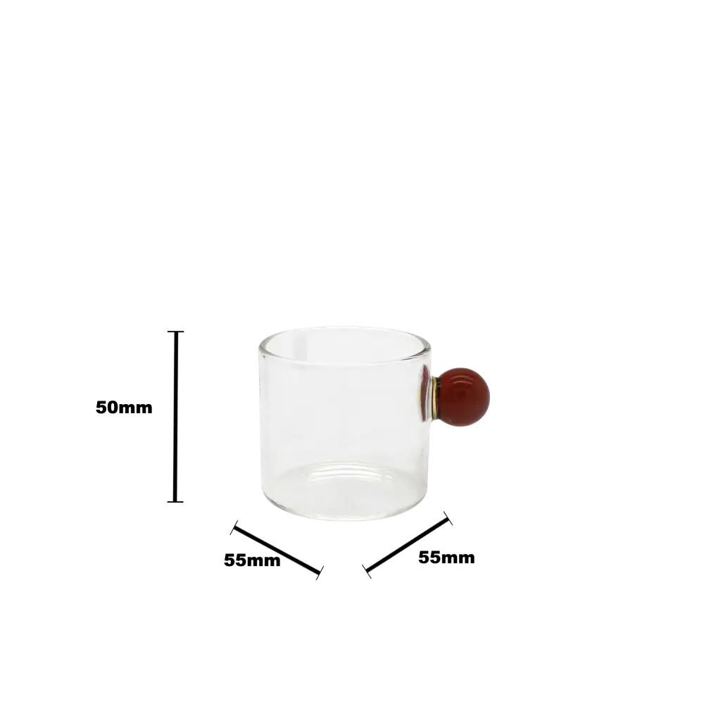 PomPon Mini Cup - 90ml red - Home & Garden > Decor