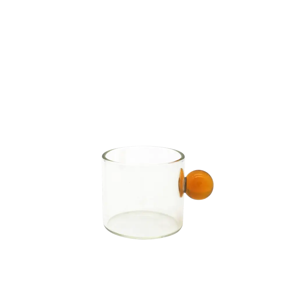 PomPon Mini Cup - 90ml yellow - Home & Garden > Decor