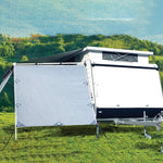 Pop Top Caravan Privacy Screen Sun Shade Side Extension 2.1 x 1.8m - Home & Garden > Shading