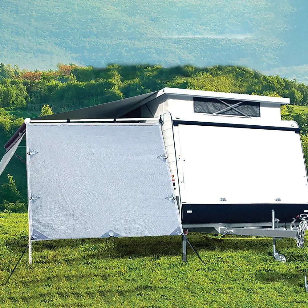 Pop Top Caravan Privacy Screen Sun Shade Side Extension 2.1 x 1.8m - Home & Garden > Shading