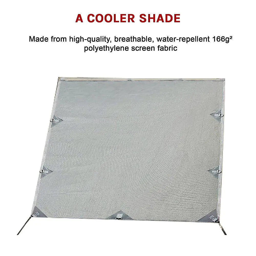 Pop Top Caravan Privacy Screen Sun Shade Side Extension 2.1 x 1.8m - Home & Garden > Shading