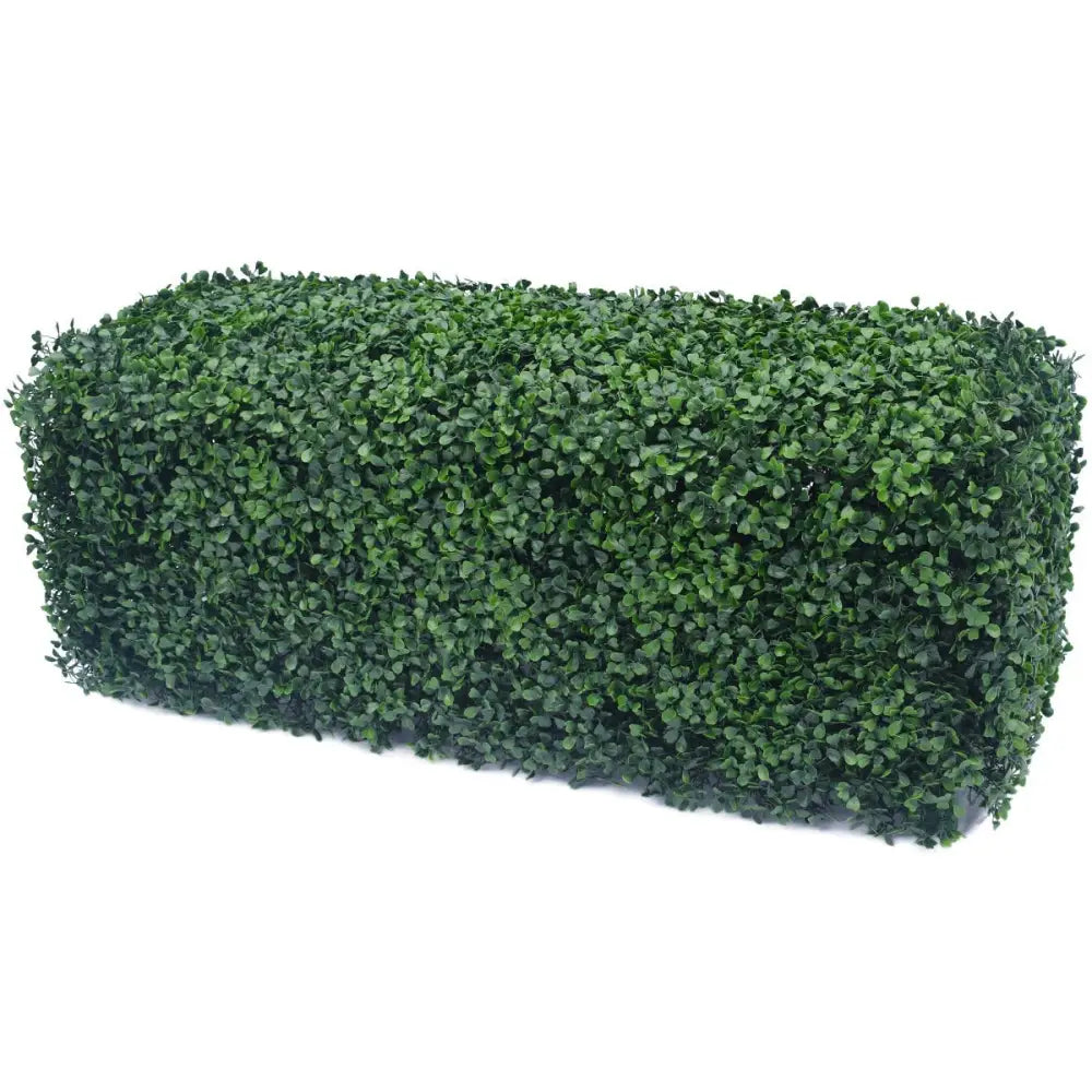 Portable Boxwood Hedge UV Resistant 25cm High 100cm Long - Home & Garden > Artificial Plants