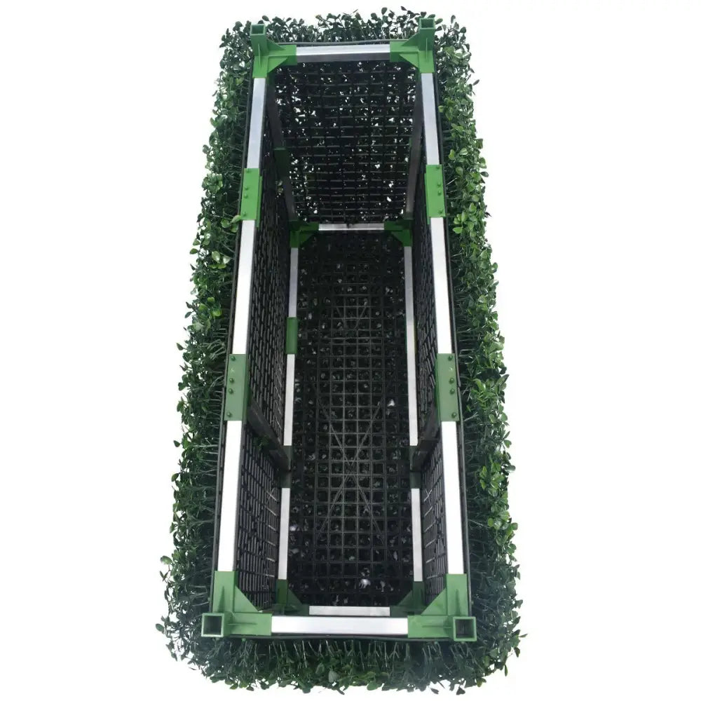 Portable Boxwood Hedge UV Resistant 25cm High 100cm Long - Home & Garden > Artificial Plants