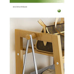 Portable Clothes Rack Coat Garment Stand Bamboo Rail Hanger Airer Closet - Furniture > Office