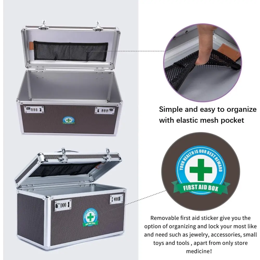 Portable Combination Medicine Box (Large) - Home & Garden > Storage