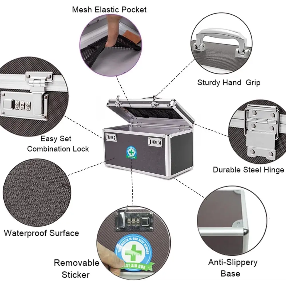 Portable Combination Medicine Box (Large) - Home & Garden > Storage