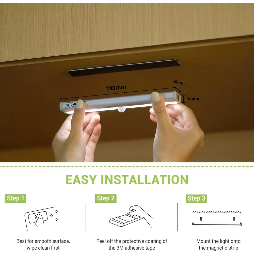 Portable Fall Prevention Sensor Strip Light - Home & Garden > Lighting > Night Lights & Ambient Lighting