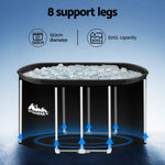 Portable Ice Bath Tub 120x70X70CM Inflatable Cold Water Folding Bathtub Spa Massage - Furniture > Bathroom > Bathtubs